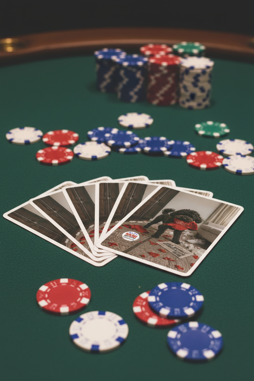 Red Hat Poker Cards Lifestyle