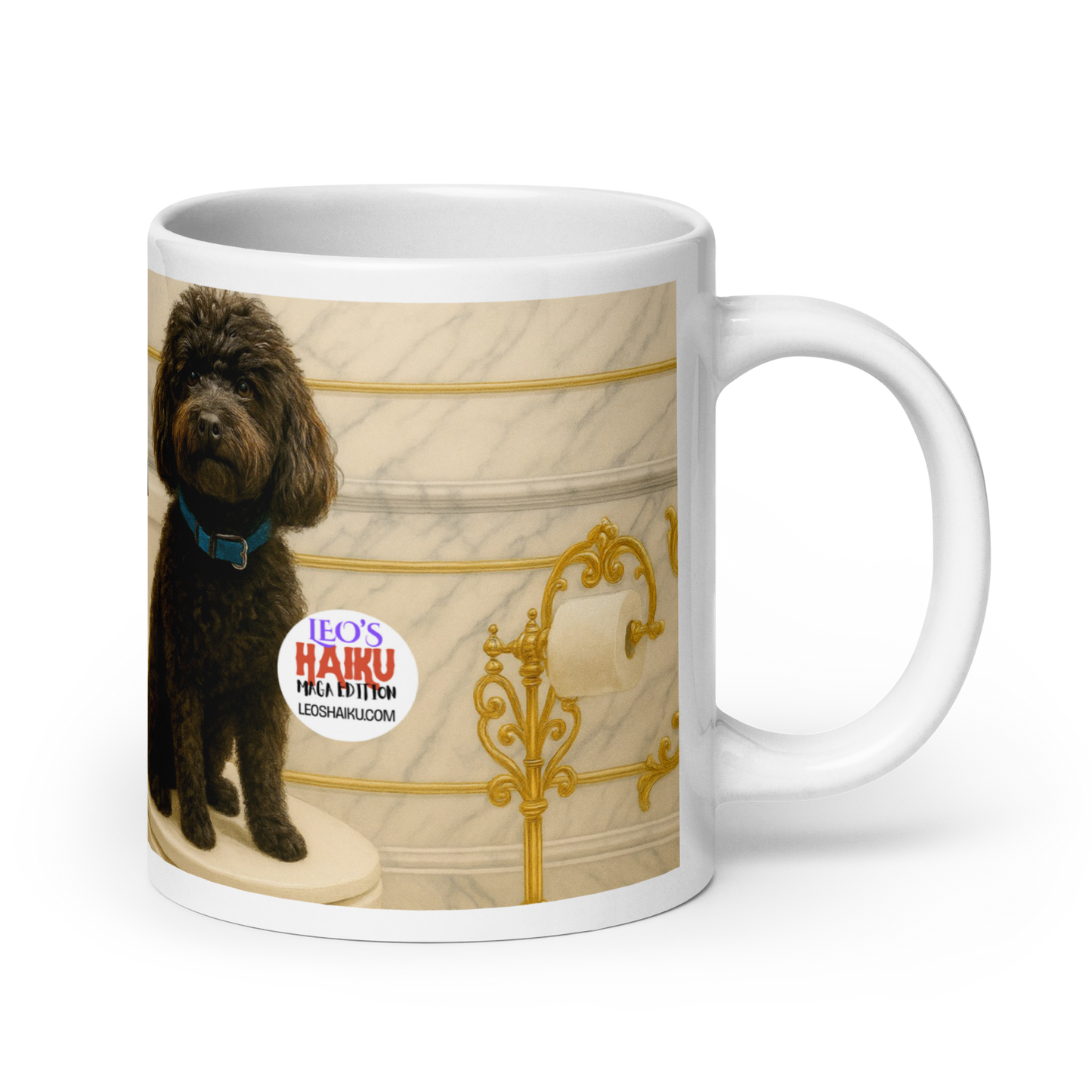 Leo's Ornate Bathroom Mug in 3 Sizes