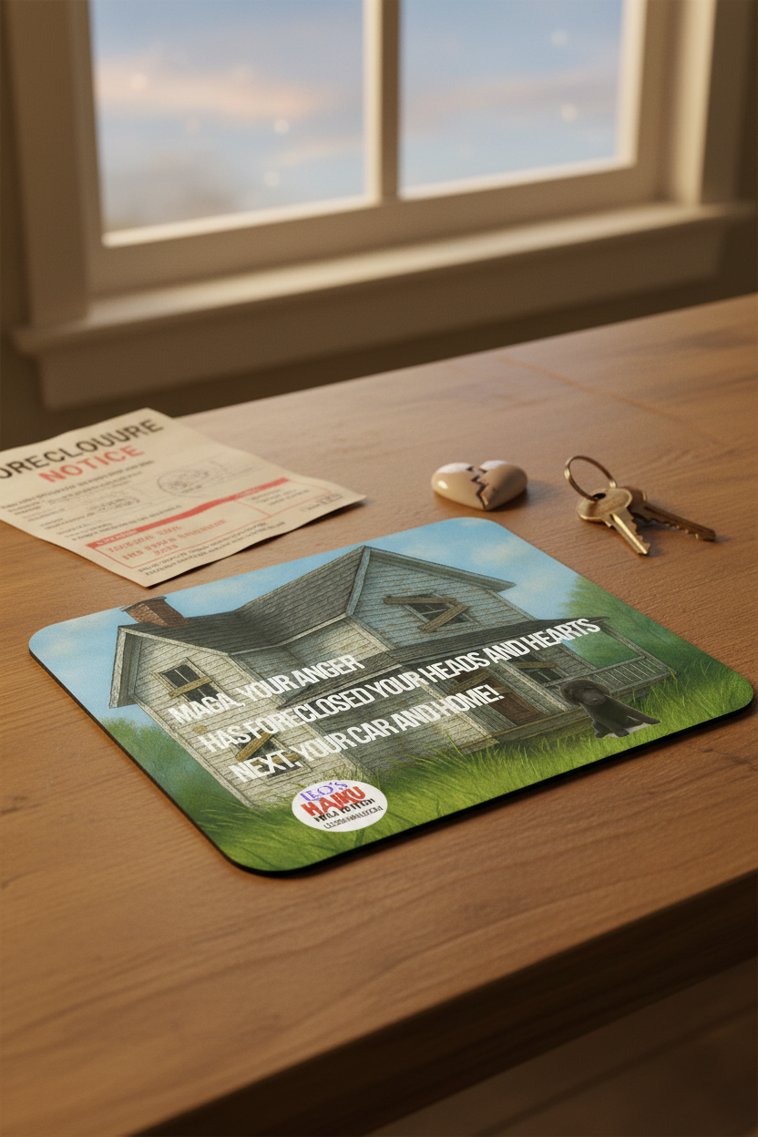 Foreclosed Hearts Mouse Pad Lifestyle