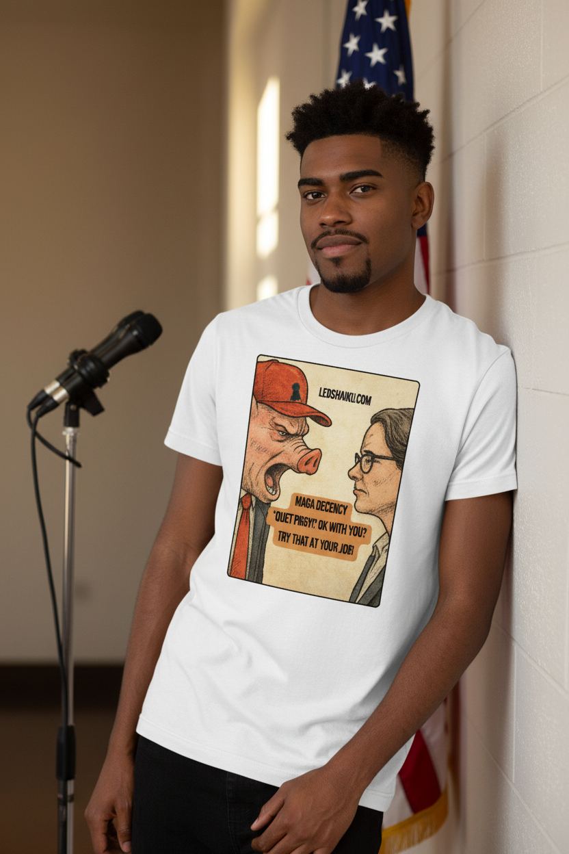 Quiet Piggy T-Shirt Lifestyle