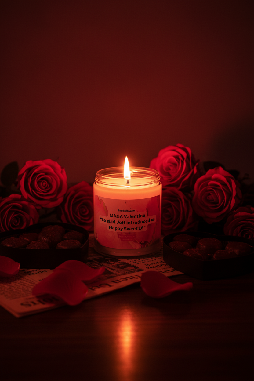 Sweet 16 Valentine Candle Lifestyle